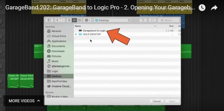 Synthbits: Help for Moving GarageBand Projects to Logic Pro X